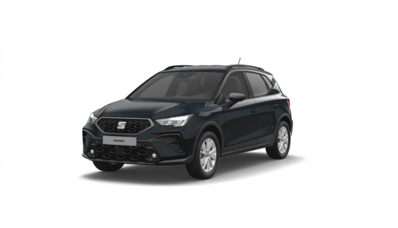 Seat leon phev at a charging station, rear view of vehicle