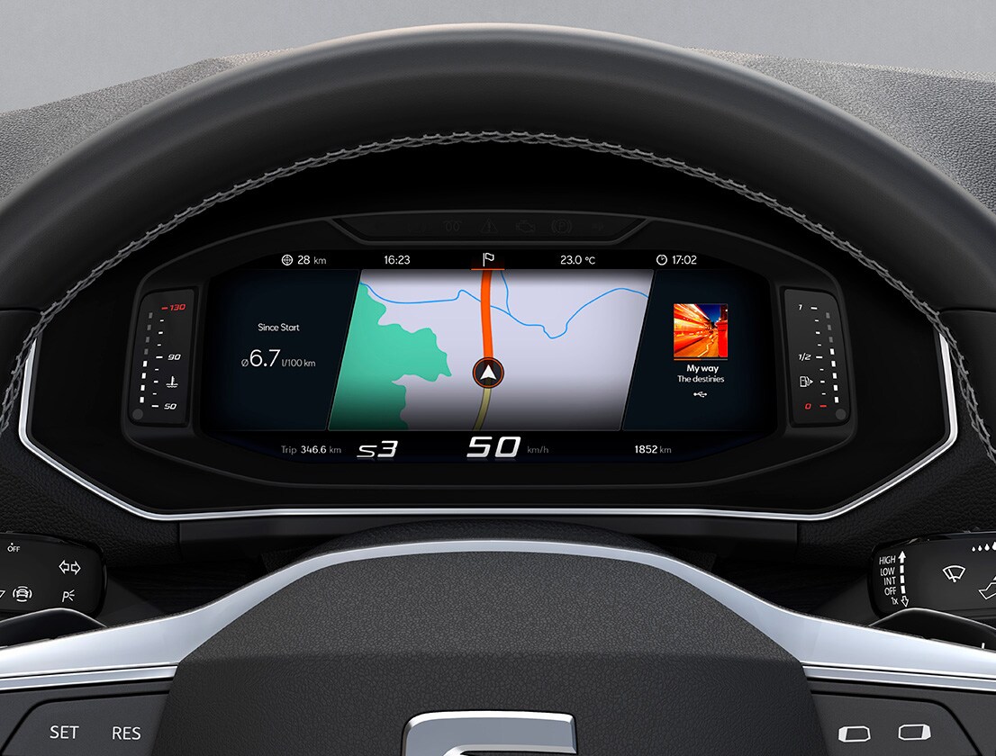 Le poste de pilotage numérique de 10,25” de la nouvelle SEAT Tarraco XPERIENCE