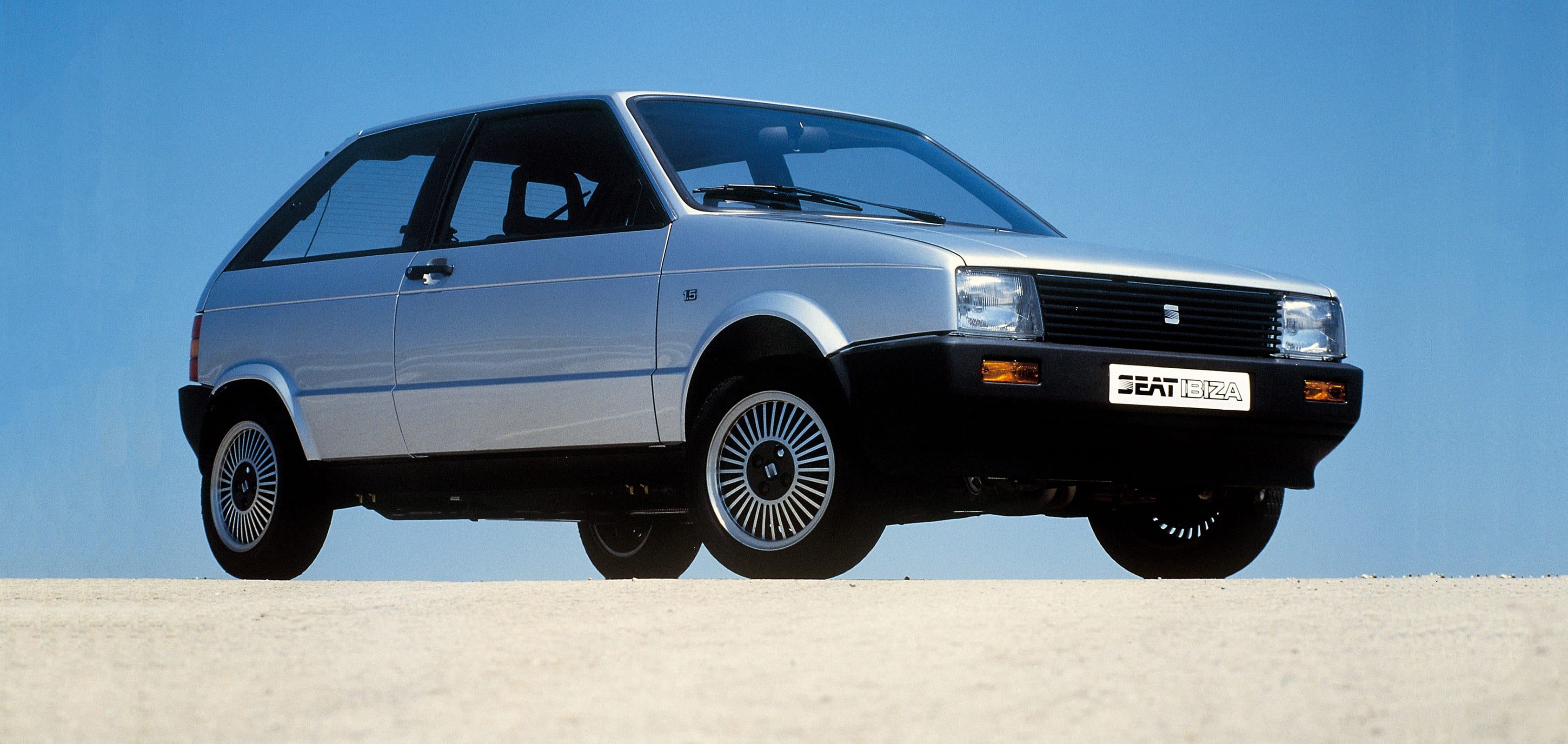Histoire de la marque SEAT dans les années 1980 - SEAT Ibiza à hayon originale