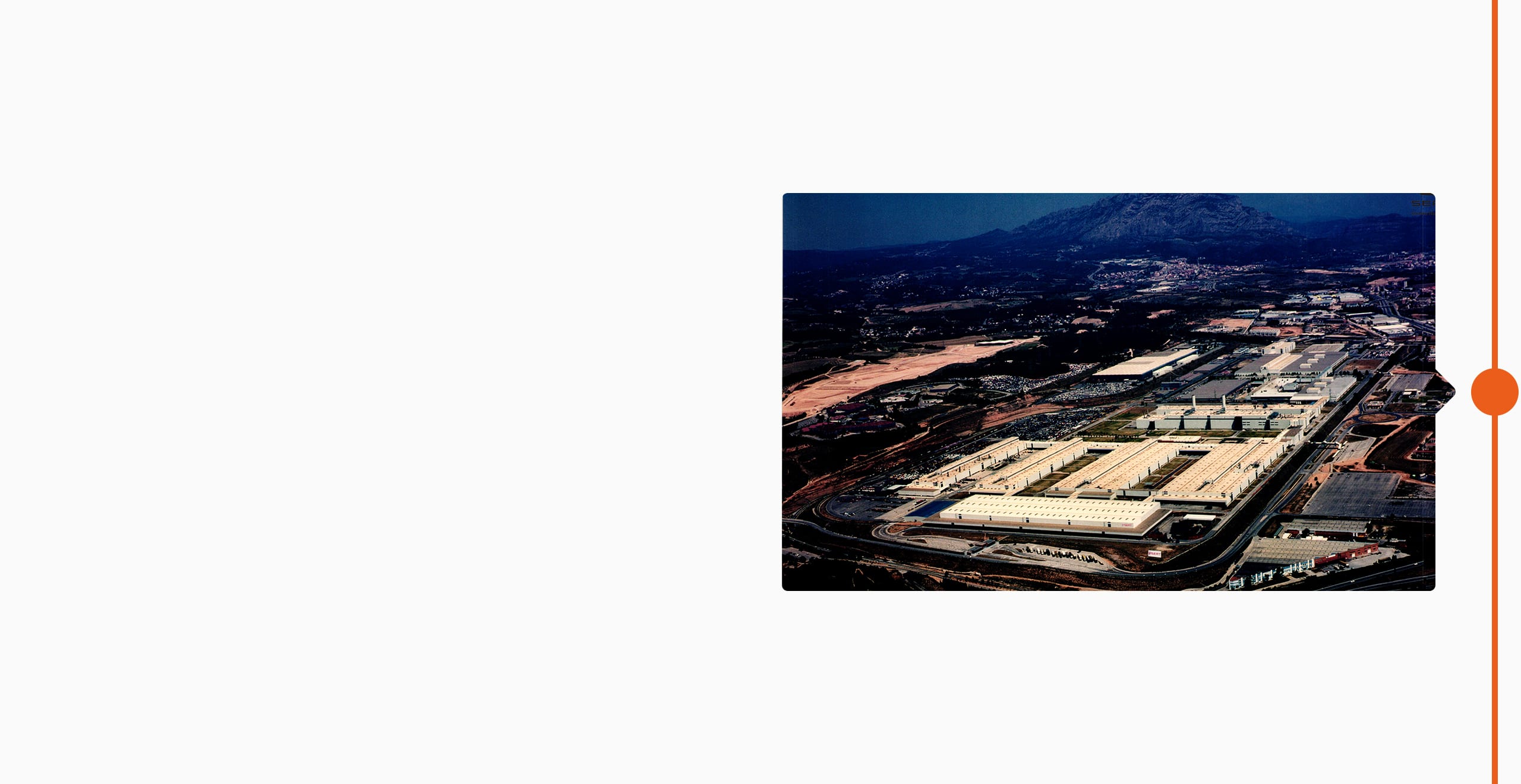 Histoire de la marque SEAT 1990 - Martorell nouvelle usine automobile