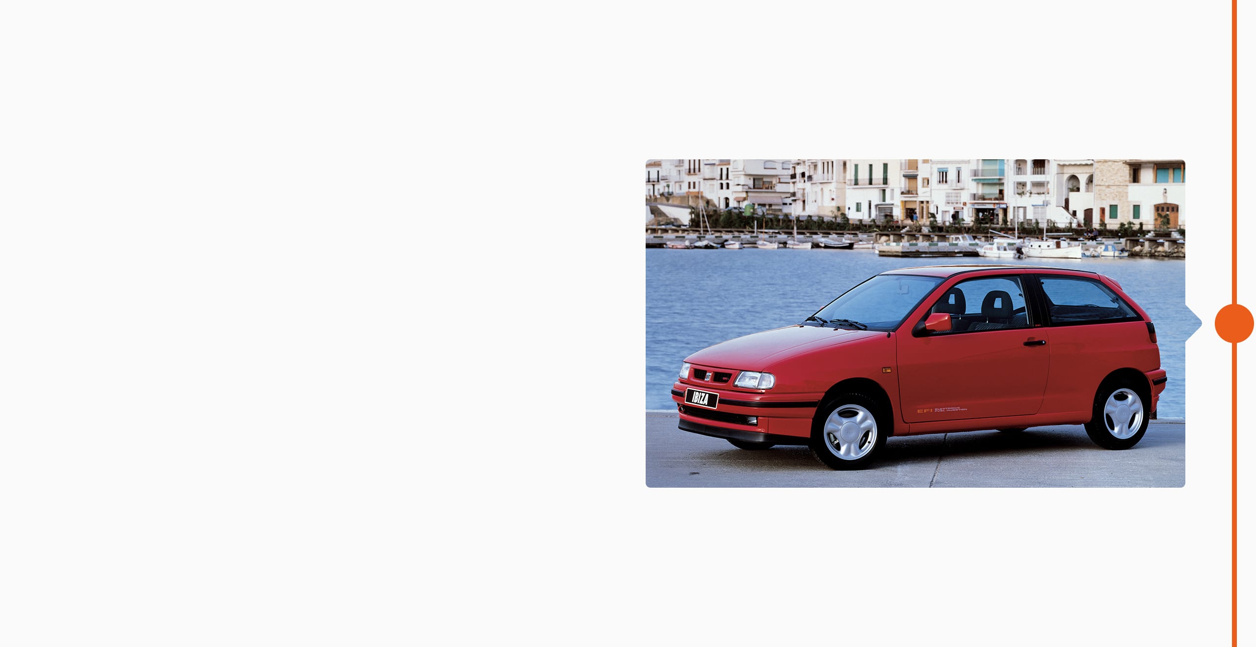 Histoire de la marque SEAT 1993 - SEAT Cordoba voiture dans la nouvelle usine de Martorell