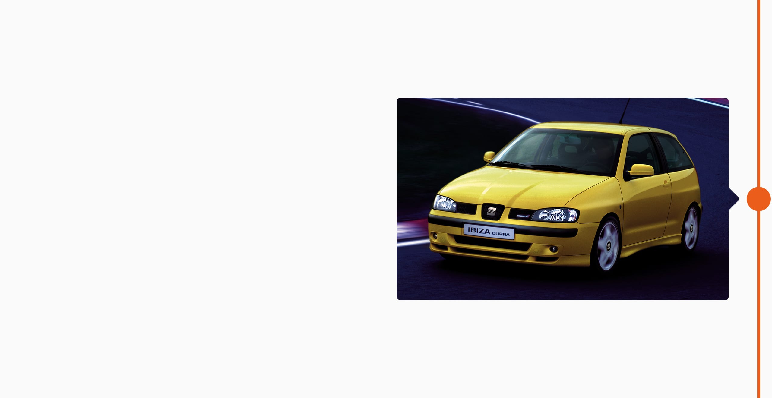 Histoire de la marque SEAT 1996 - FIA World Rallye Chanpionship SEAT Ibiza Kit Voiture de sport CUPRA marque CUPRA