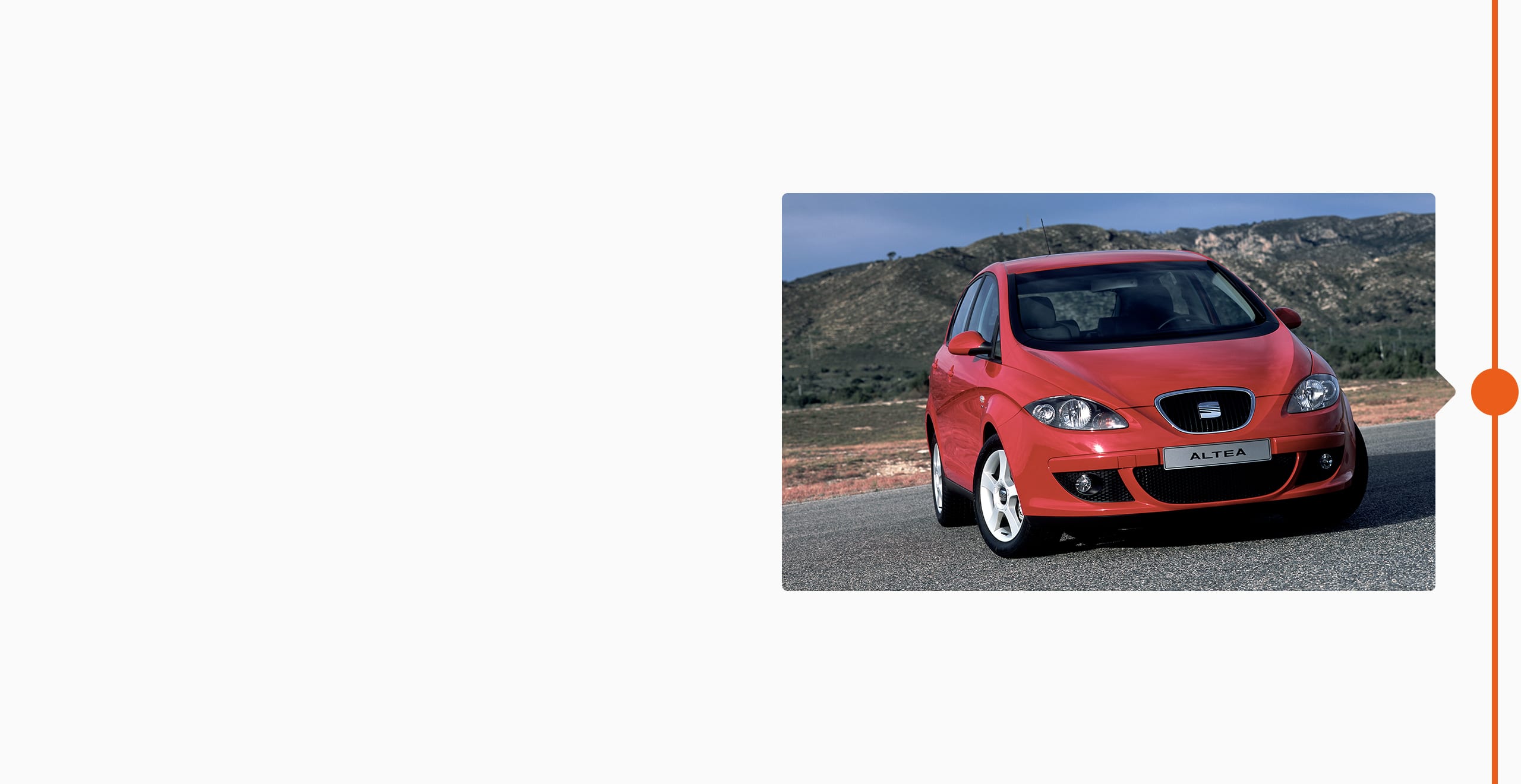Histoire de la marque SEAT 2004 - SEAT Altea fait ses débuts au Salon de Genève