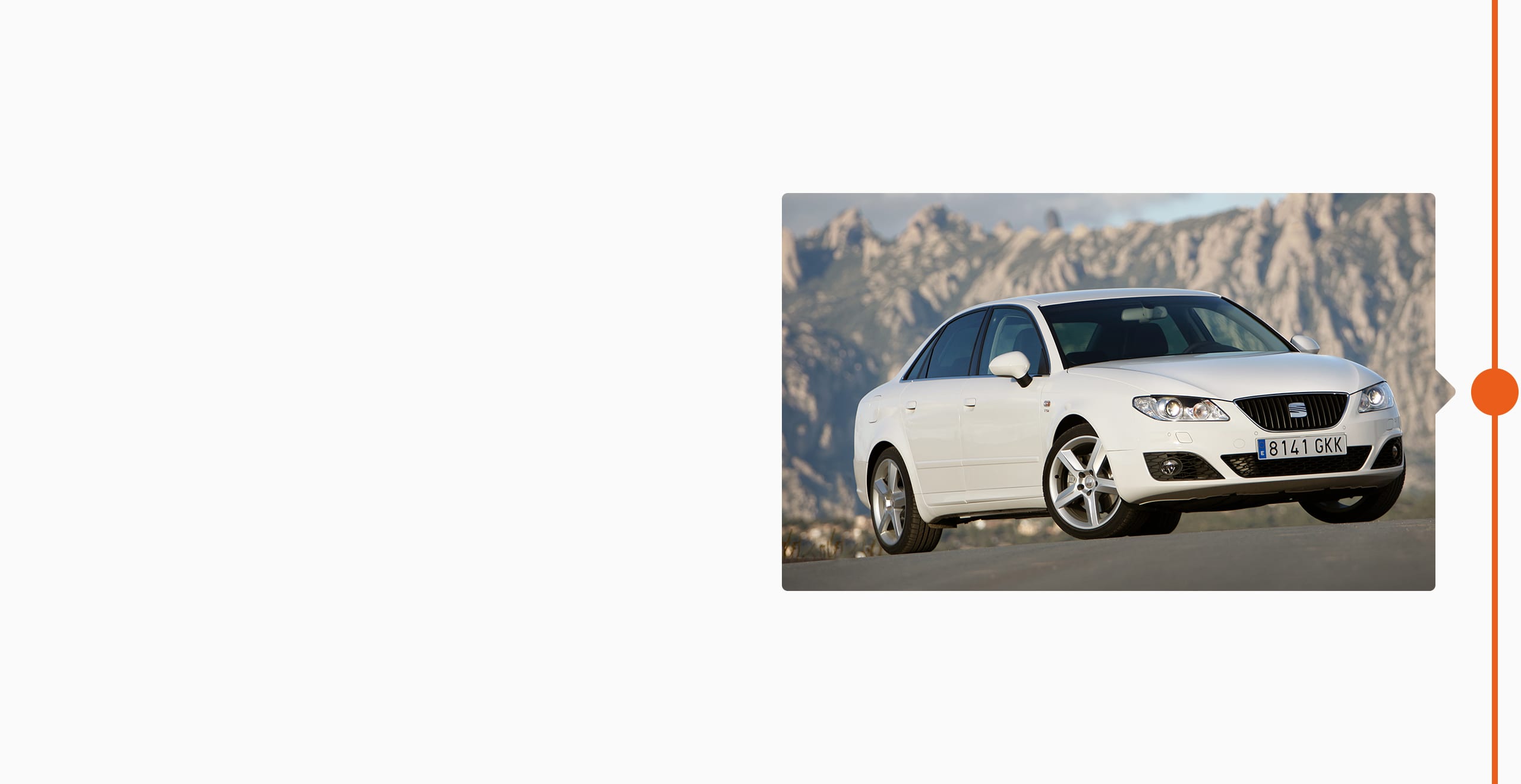 Histoire de la marque SEAT 2009 - SEAT Exeo action shot