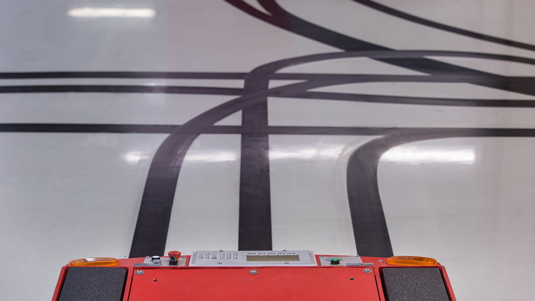 Navigation avec le robot Galaxy dans l'usine SEAT