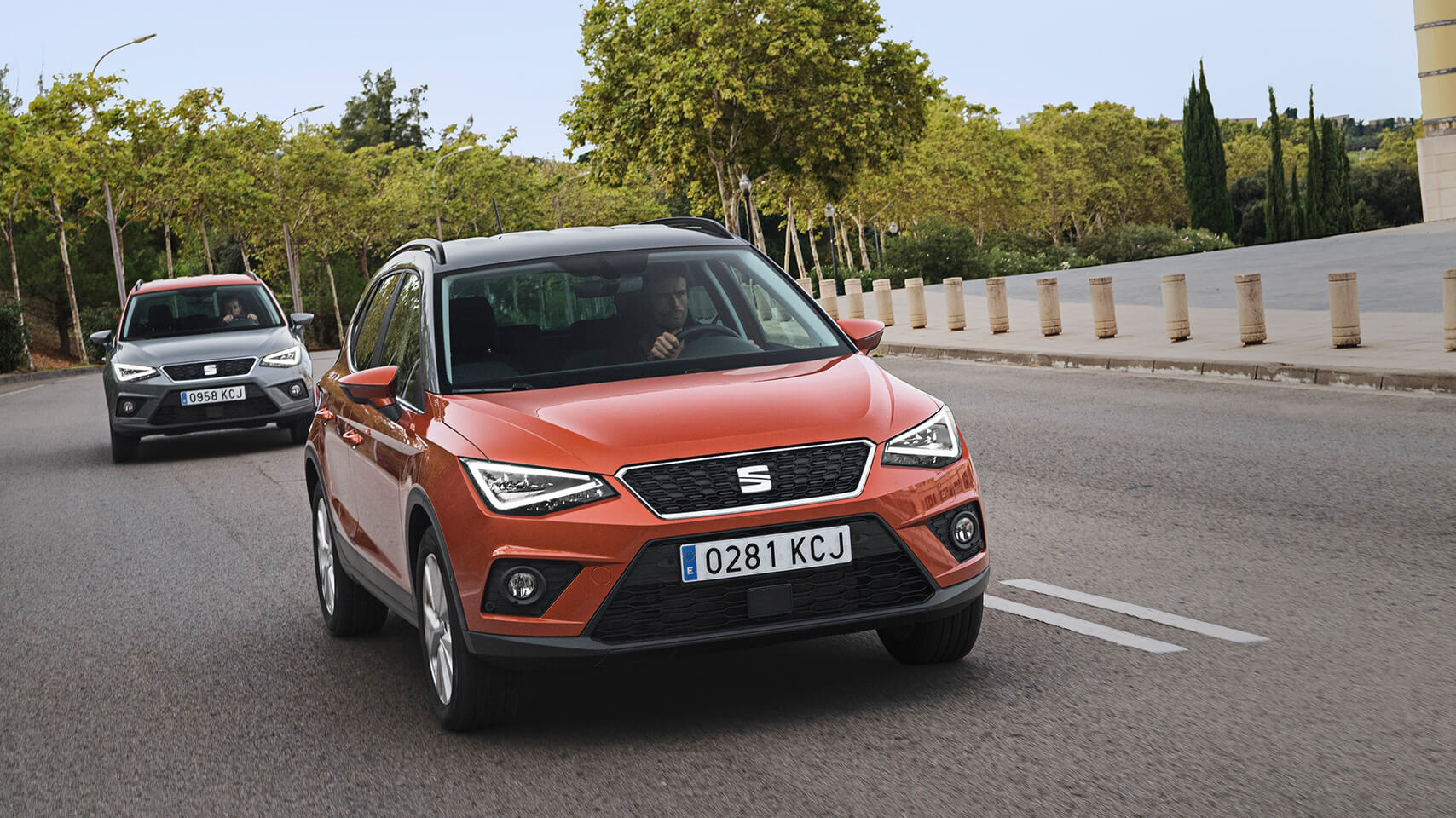 SUV SEAT Arona sur la route