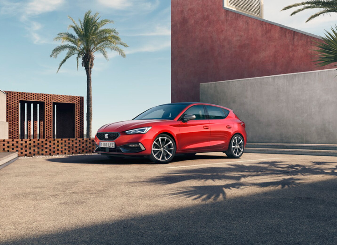 SEAT Leon couleur rouge