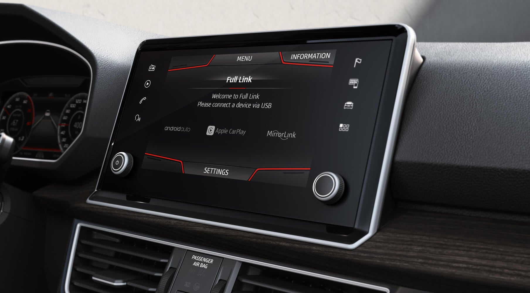 Écran multimédia SEAT Voitures connectées aux capacités de liaison complètes
