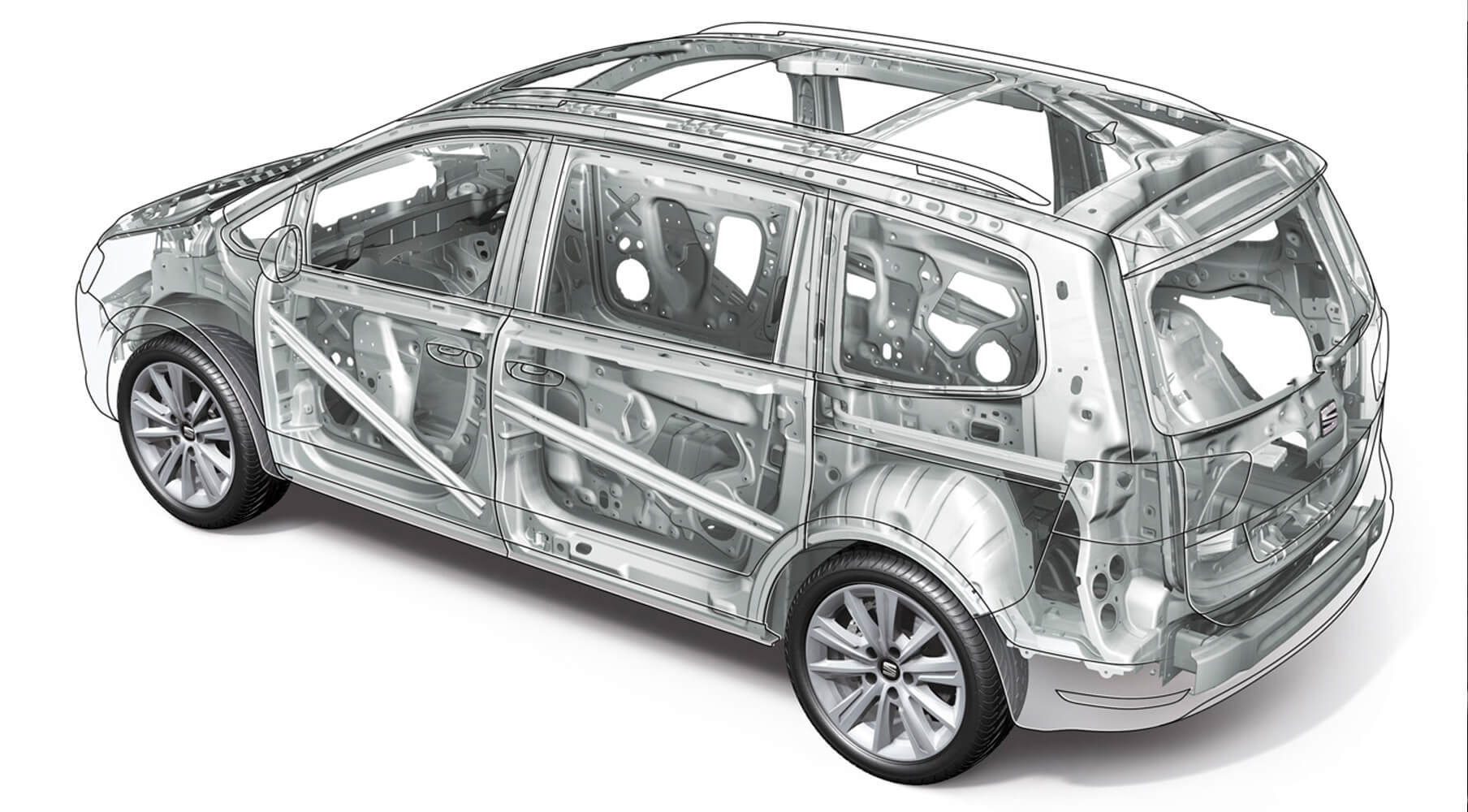 Rigidité de la carrosserie SEAT Alhambra X-Ray