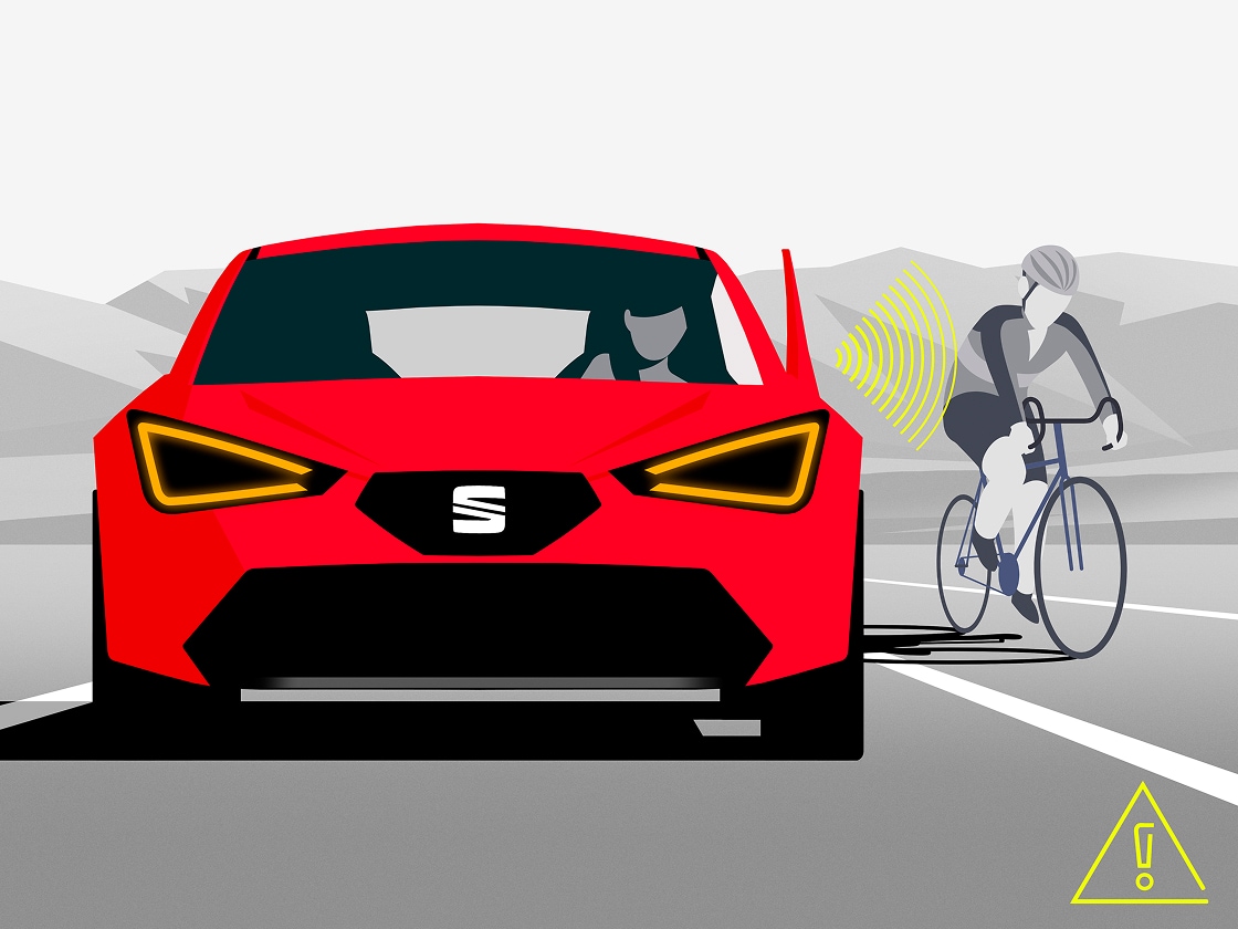 Système de sécurité Side Assist de la SEAT Arona 2025 Système de sécurité Side Assist de la SEAT Arona 2025