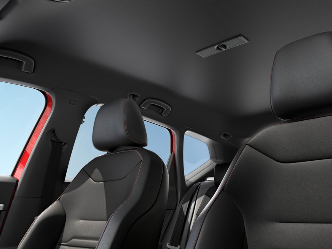 vue détaillée des sièges chauffants intérieurs de la seat ateca, pack hiver.