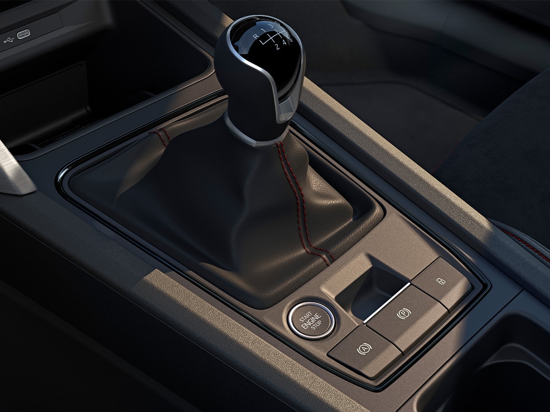 Vue détaillée du chargeur sans fil avec la technologie MagSafe disponible sur la SEAT Leon SP.