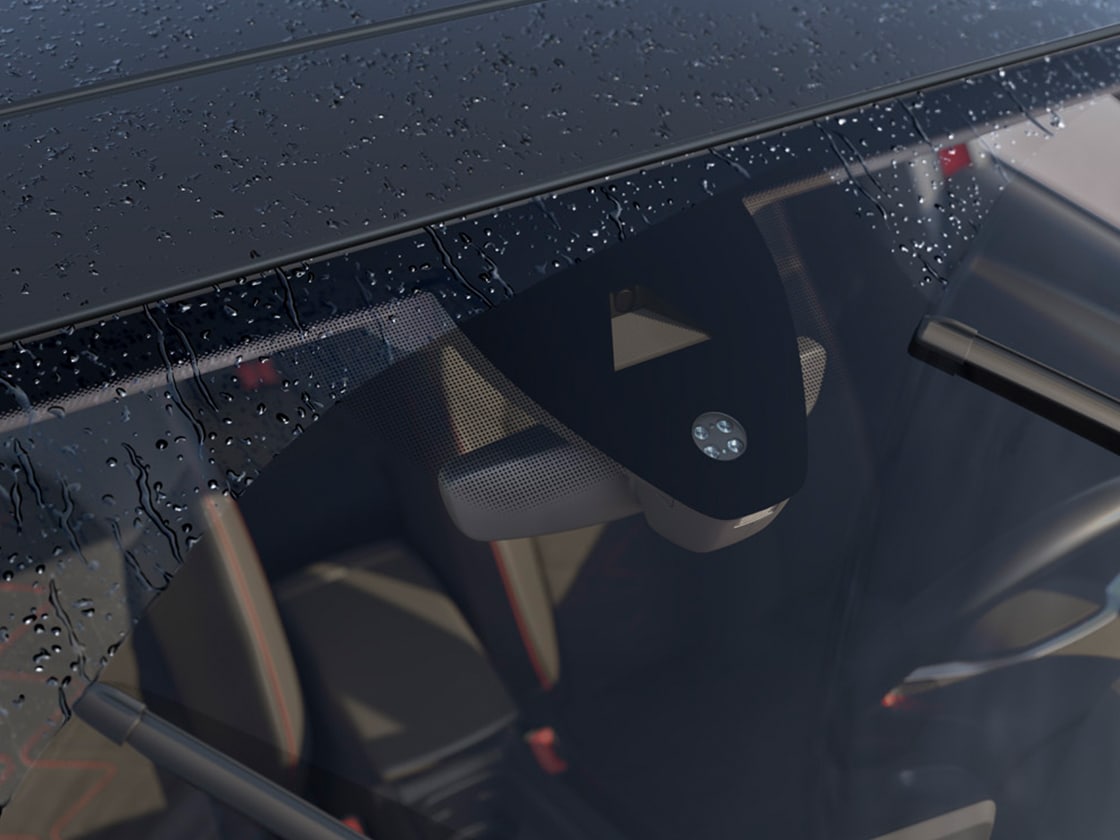 La nouvelle seat leon sportstourer est équipée de capteurs de lumière et de pluie avec activation automatique des phares et des essuie-glaces, inclus dans le pack pratique, offrant une sécurité renforcée grâce aux capteurs de stationnement et au régulateur de vitesse adaptatif.