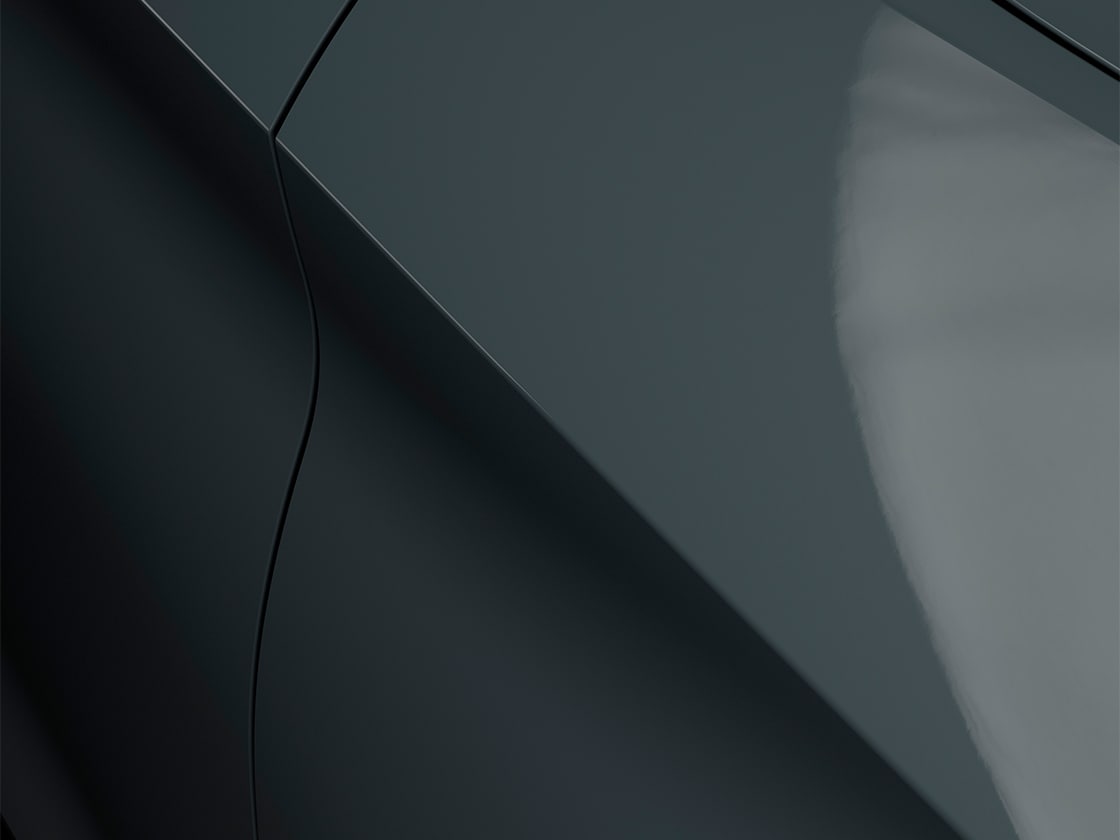 Seat leon sportstourer fr en bleu fjord avec une finition douce, gros plan de la carrosserie.