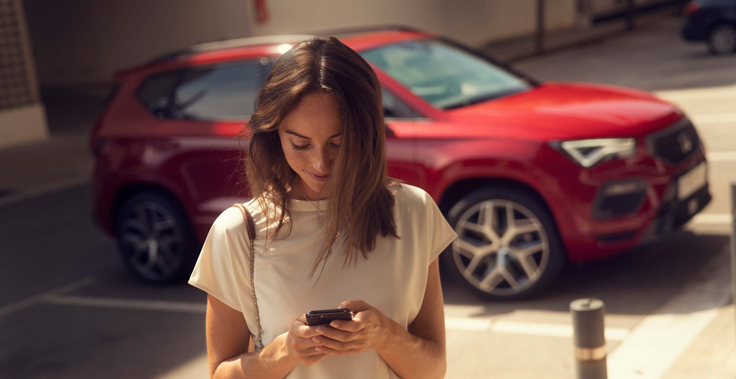 SUV SEAT Ateca accès à distance via l'application SEAT connect sur smartphone