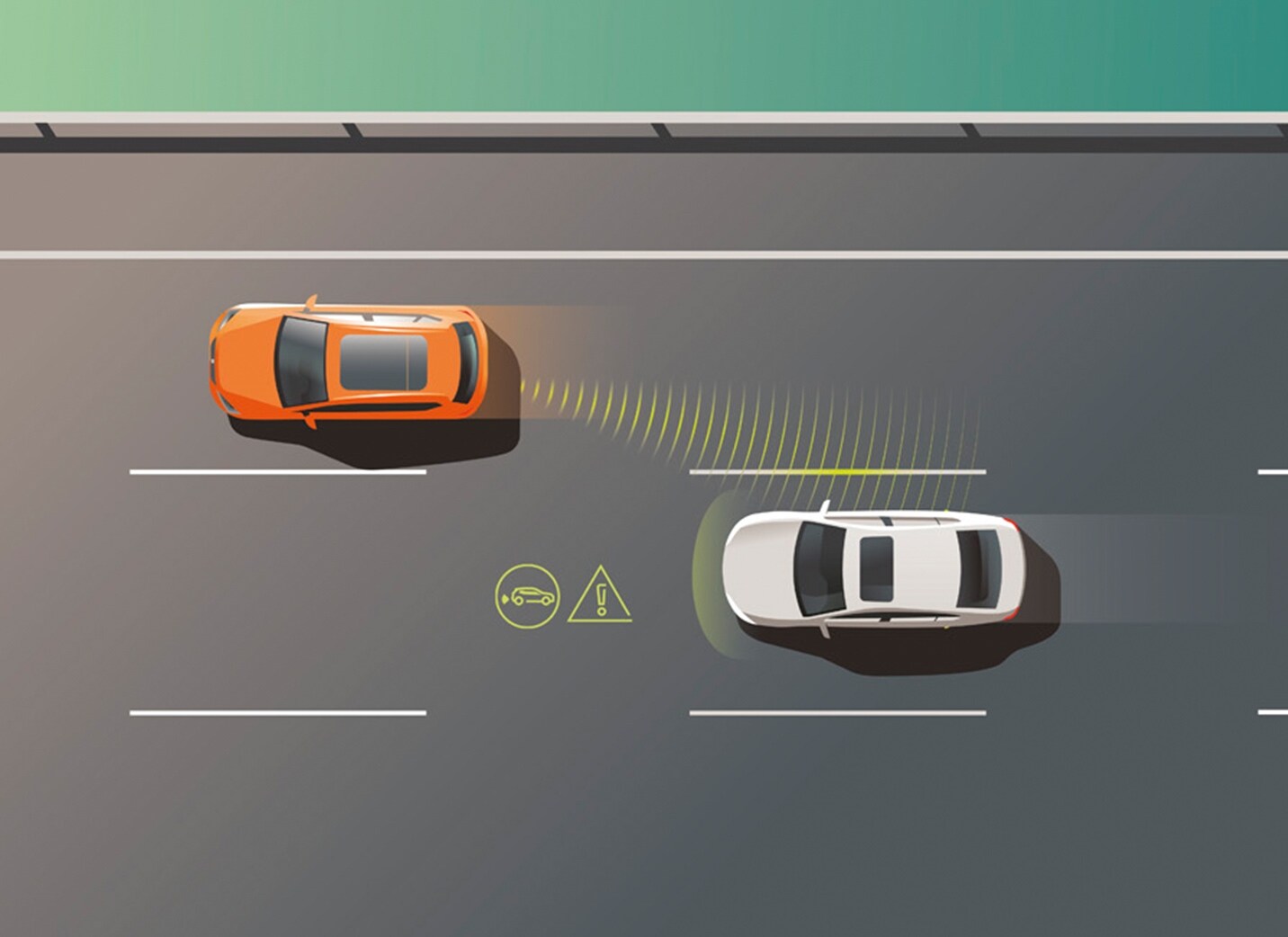 Nouvelle SEAT Ateca side assist alerte de franchissement de ligne démonstration