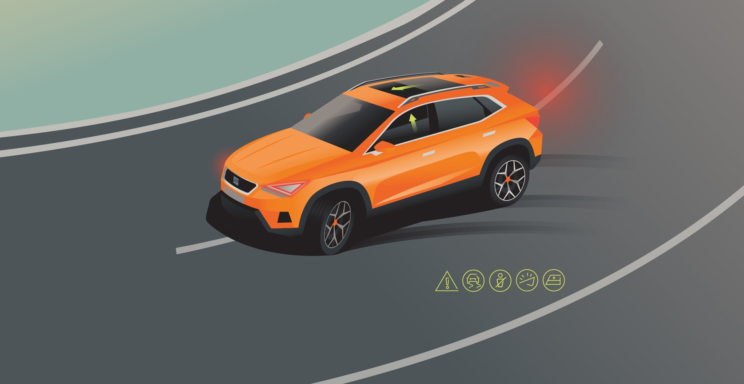 Sécurité SEAT Ateca Assistance pré-collision