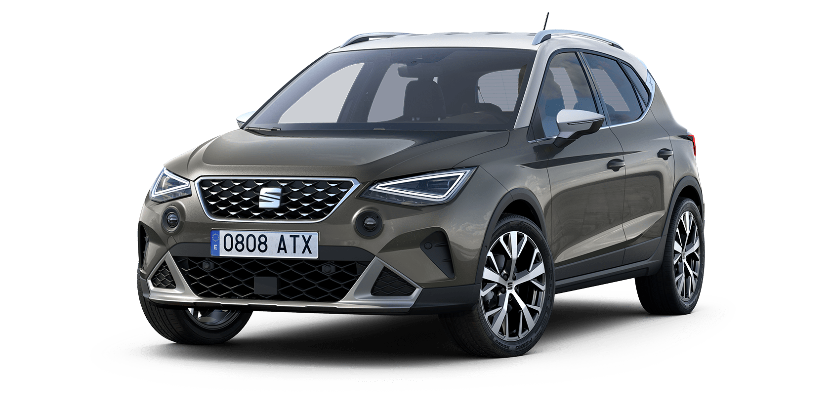 seat arona xperience cliff grey colour