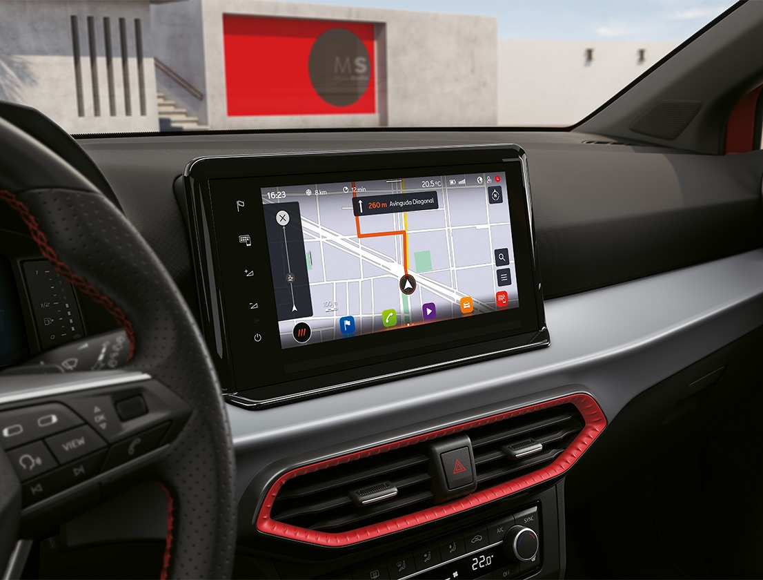 seat ibiza 2024 Système de navigation avec écran 9,2"