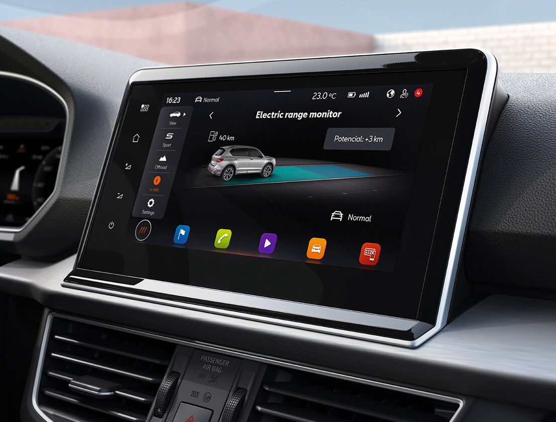 Affichage du système Navi de la SEAT Tarraco