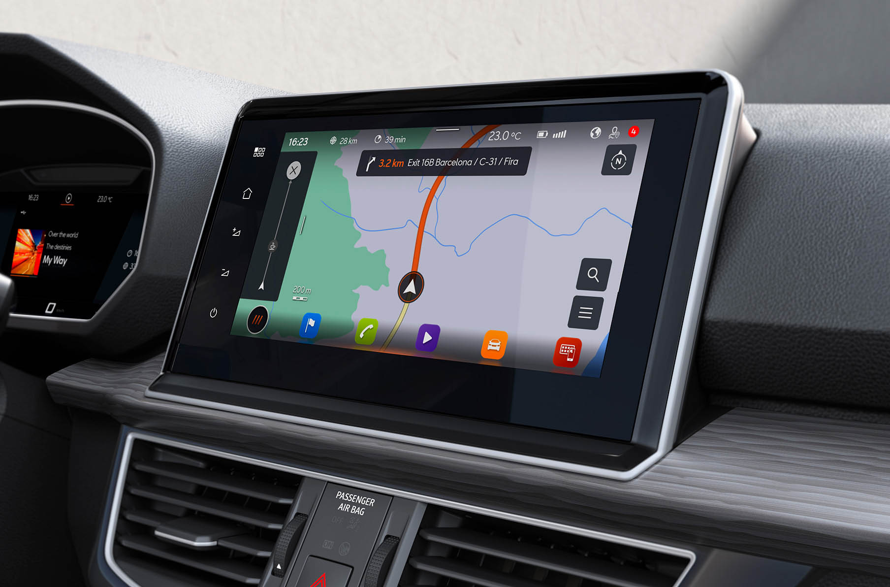 Le moniteur à affichage numérique de la nouvelle SEAT Tarraco XPERIENCE