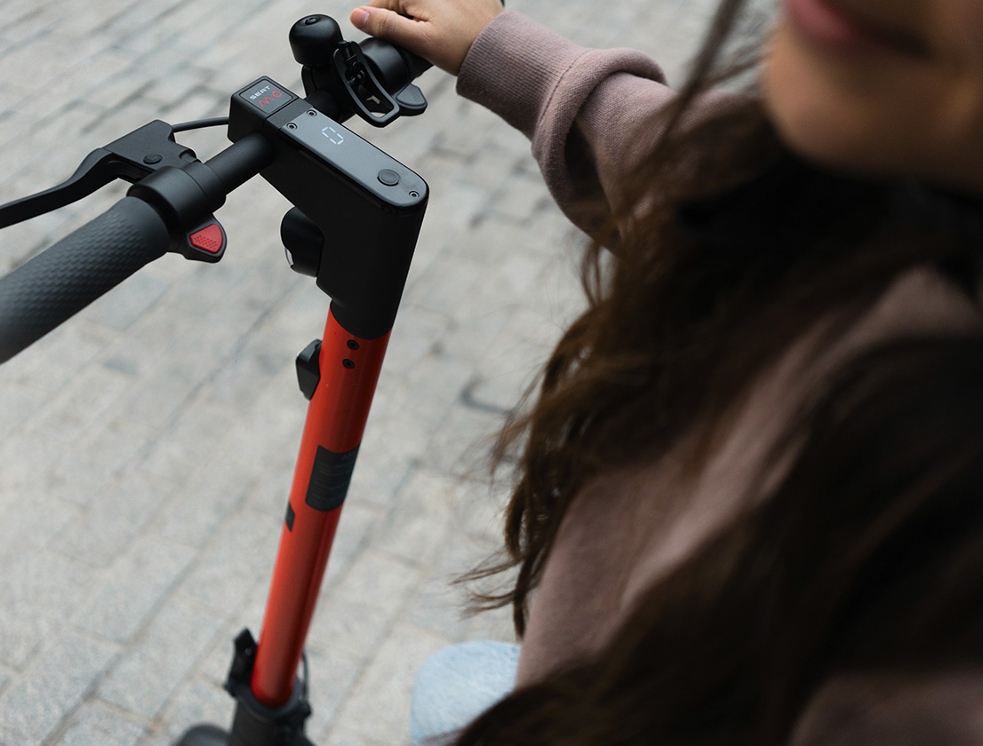 Asiento mó 65 scooter eléctrico para viajes sostenibles