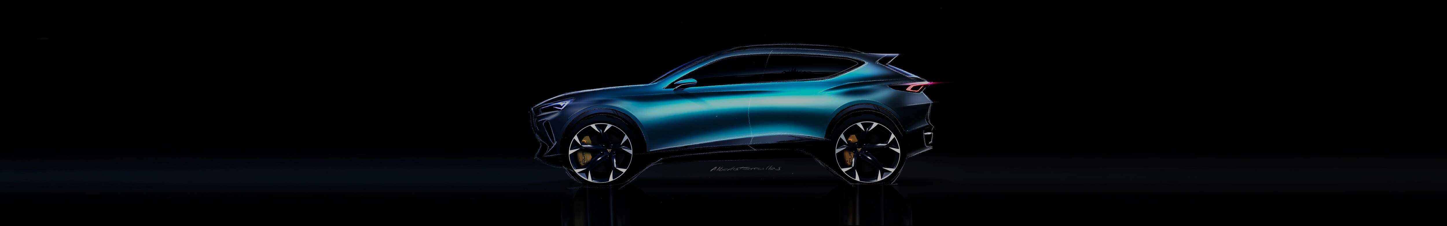 Teaser de la voiture concept CUPRA