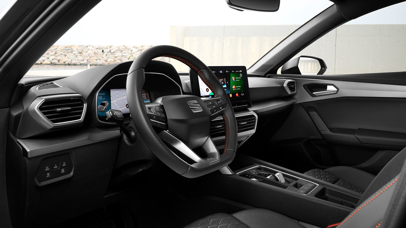 Intérieur de la nouvelle SEAT Leon