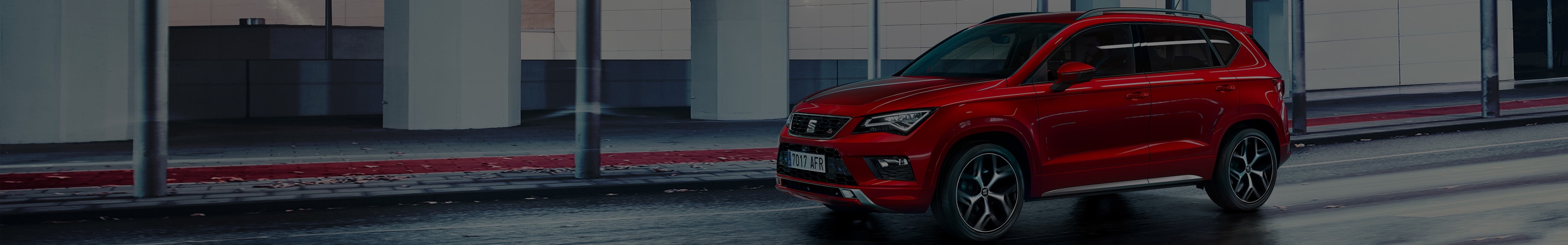 Nouvelle Seat rouge avec LED intégrés
