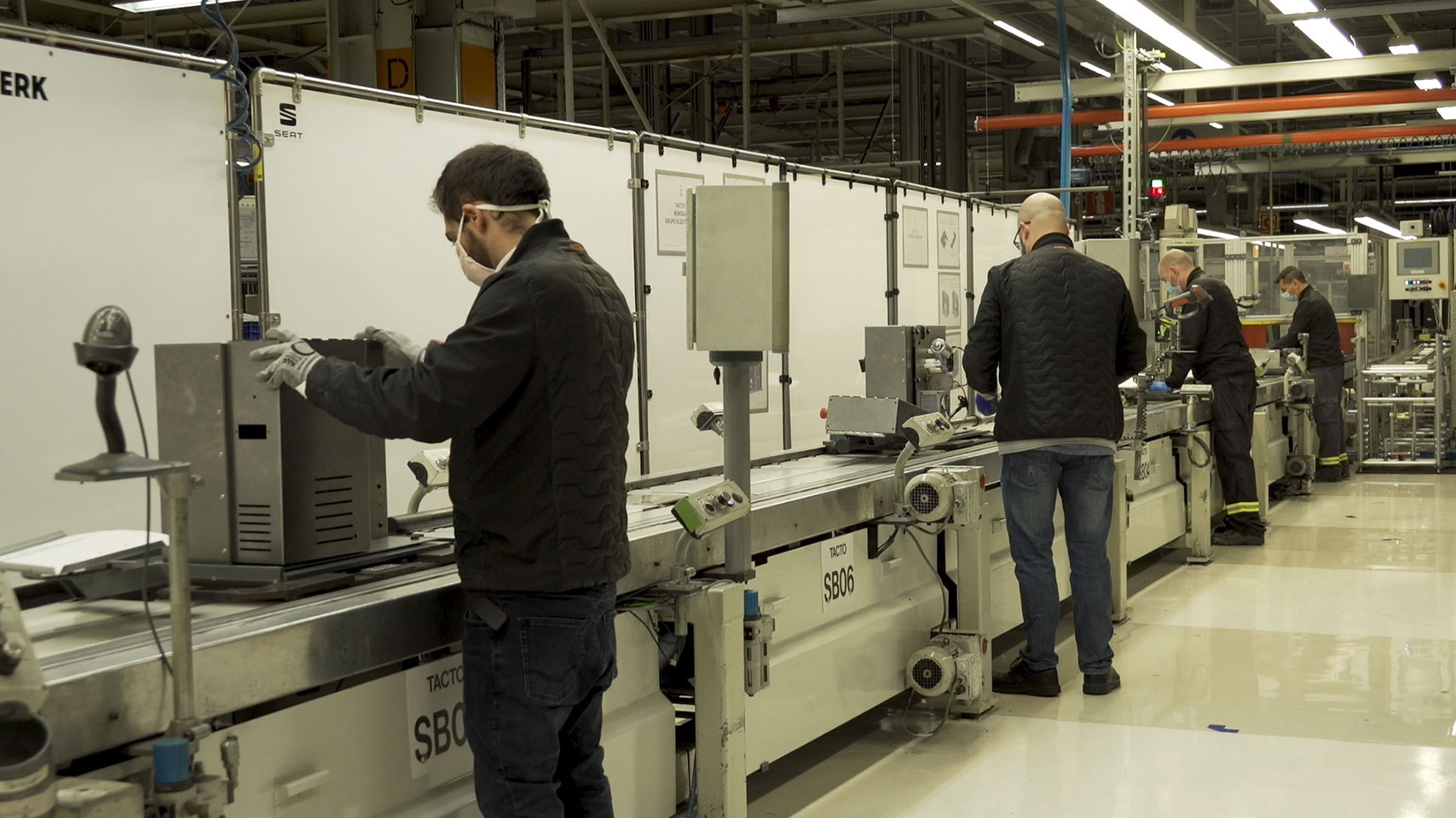 Chaîne de production appareils respiratoire SEAT