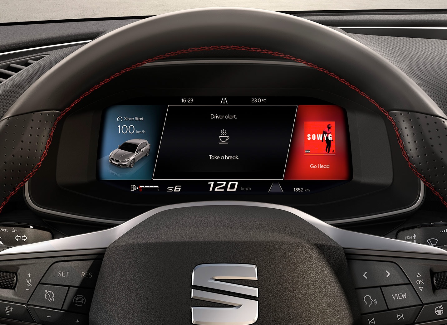 Nouvelle SEAT Leon sécurité fatigue