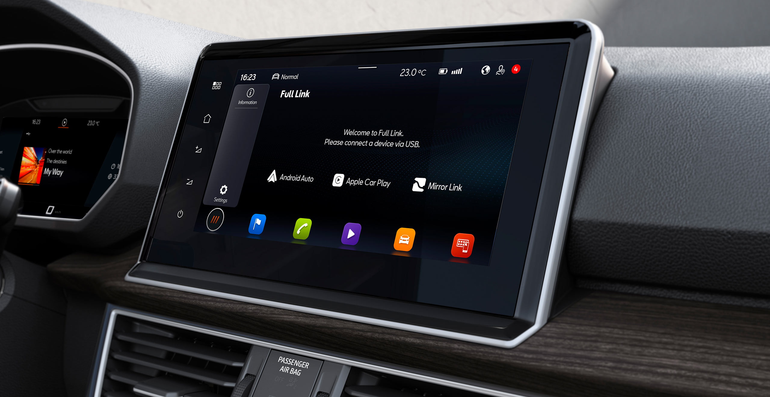 Nouveau SUV SEAT Tarraco 7 places technologie écran 8'' et commande vocale