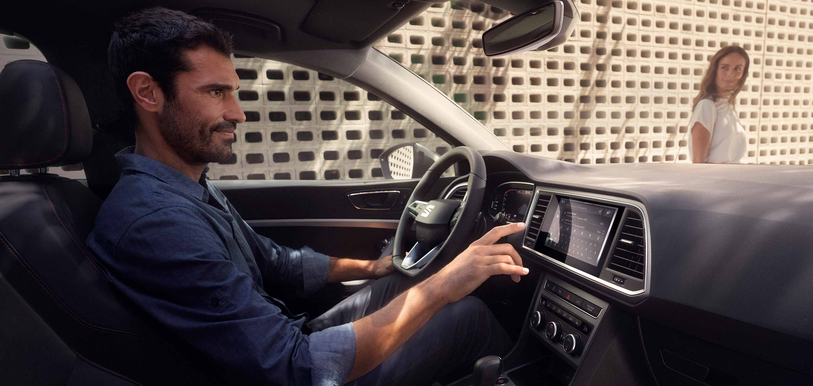 SUV SEAT Ateca vue détaillée du tableau de bord