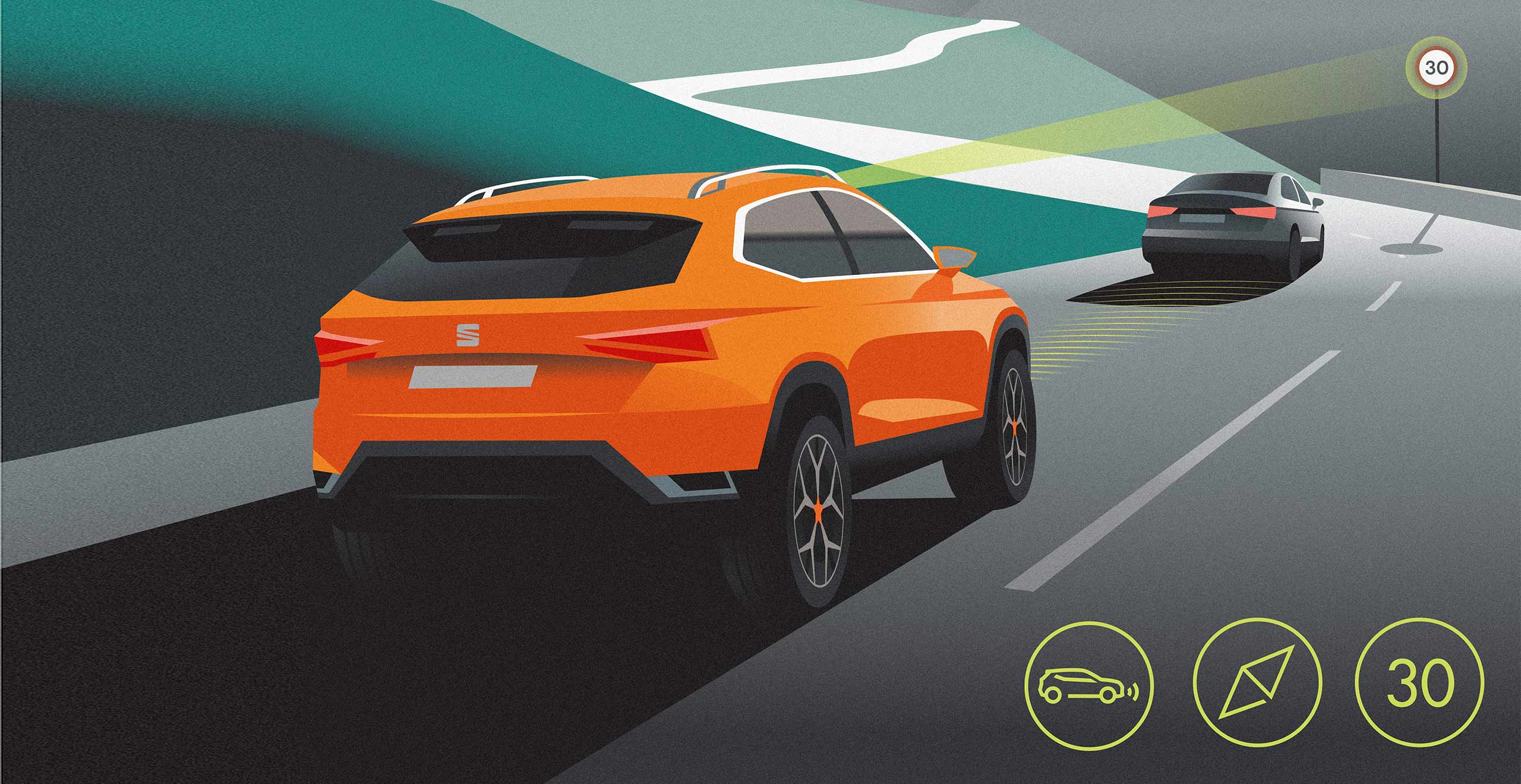 SEAT Tarraco 7 places régulateur de vitesse adaptatif prédictif