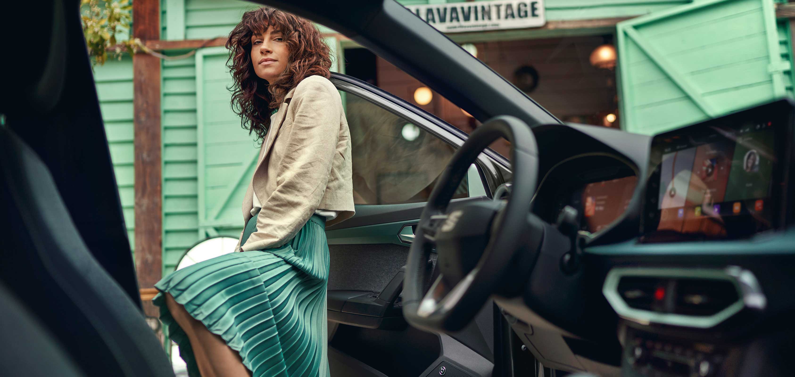 Vue intérieure de la SEAT Arona