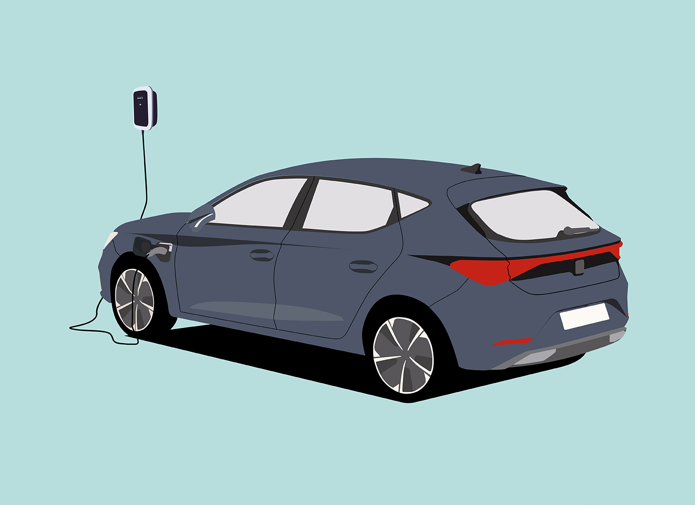 Comment recharger votre voiture électrique SEAT à la maison avec le chargeur wallbox : étape six : début du processus de chargement de la voiture
